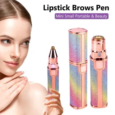 2-in-1 Rechargeable Hair Remover & Eyebrow Trimmer