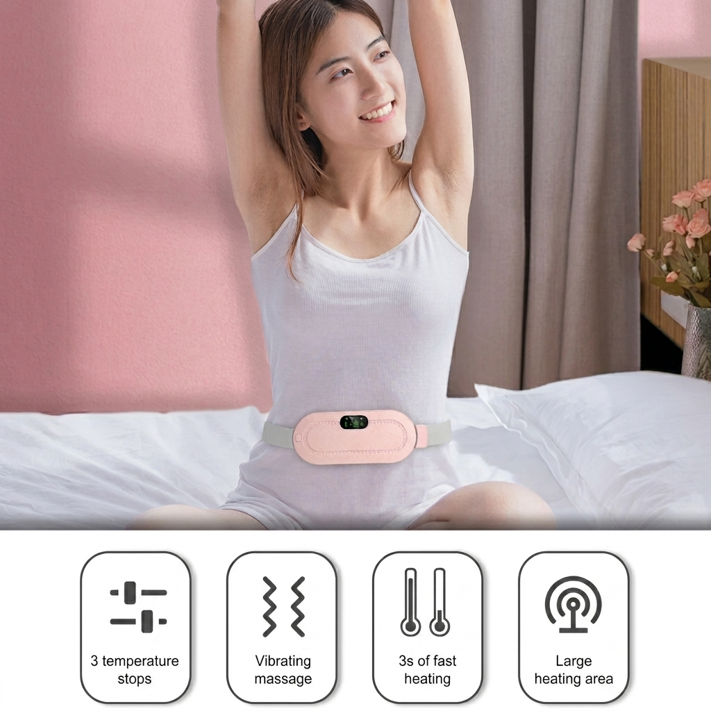 Portable Rechargeable Period Cramp Relief Belt