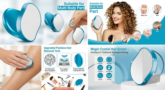 Crystal Hair Eraser for Women | Painless hair remover