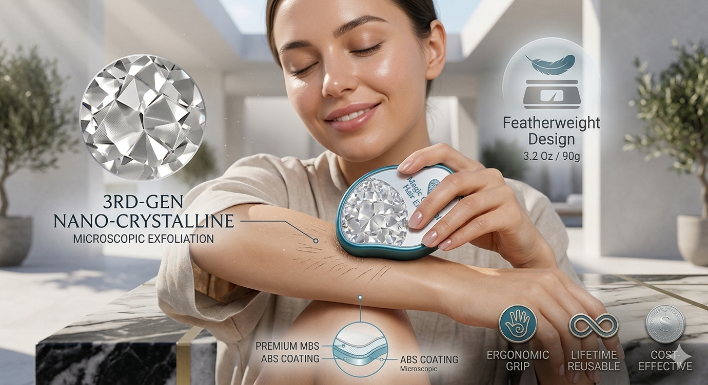 Crystal Hair Eraser for Women | Painless hair remover