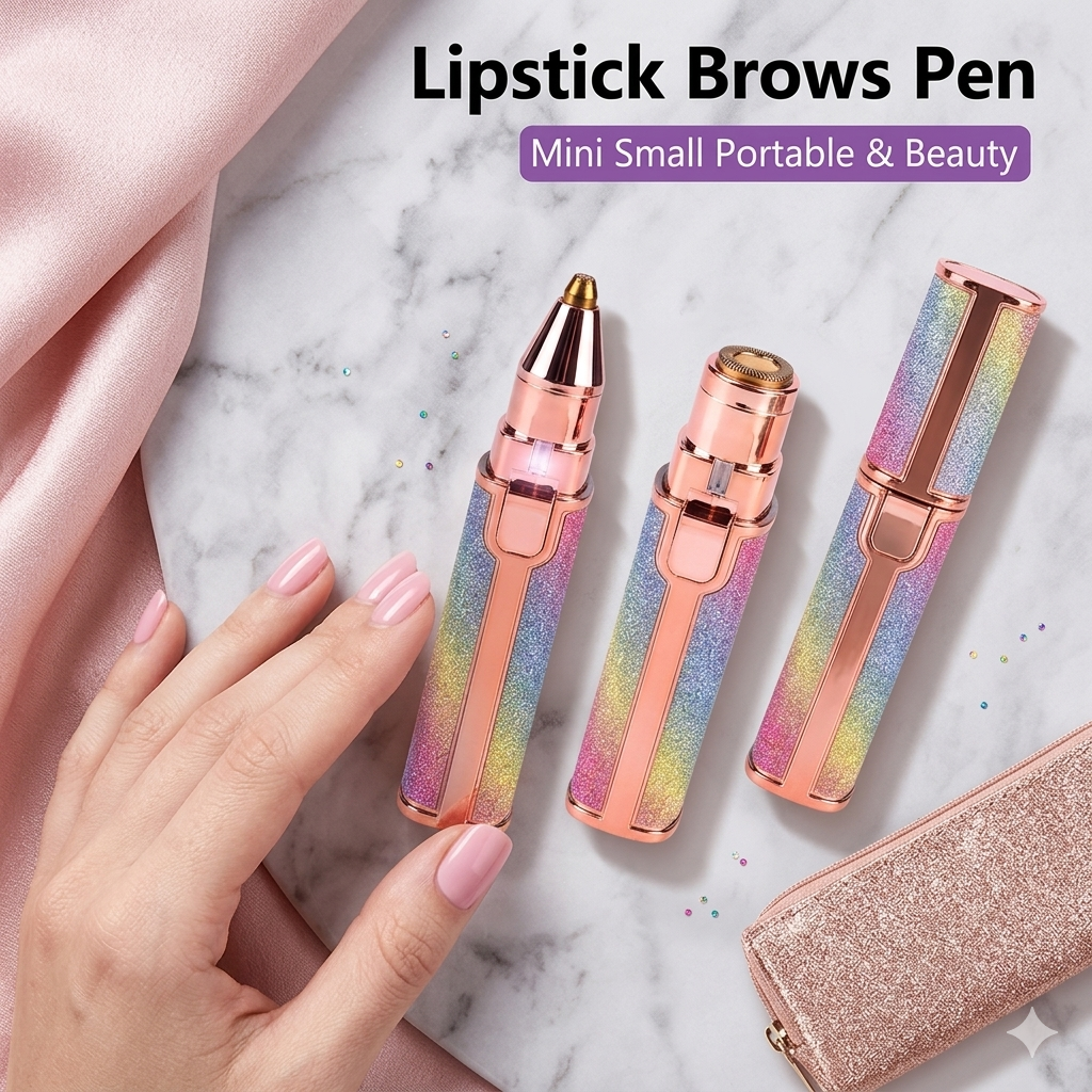 2-in-1 Rechargeable Hair Remover & Eyebrow Trimmer