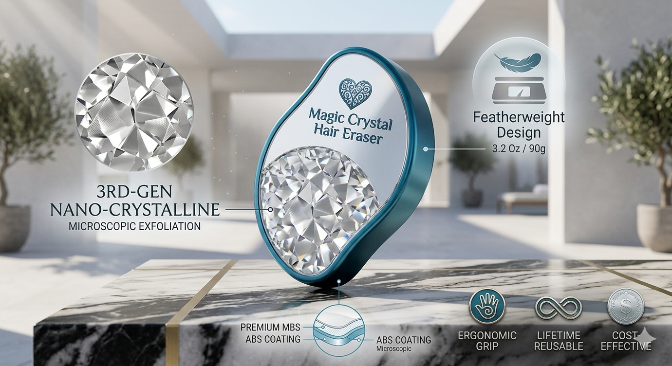 Crystal Hair Eraser for Women | Painless hair remover