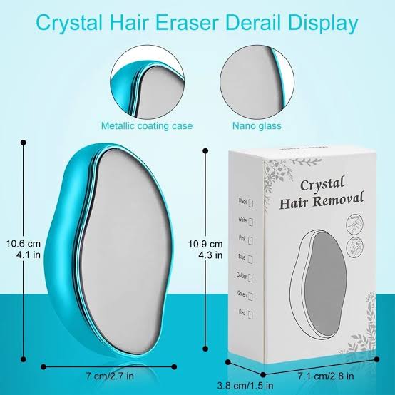 Crystal hair eraser, magic crystal hair remover