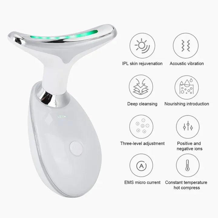 3-in-1 EMS Facial Lift Device | Anti-Aging Massager